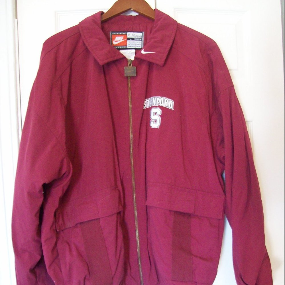 Vintage Nike Team Sports Stanford University Insulated Jacket Men"s Large